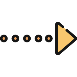 Dot arrow icon