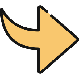 Curved arrow icon