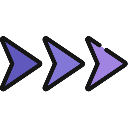 drie pijlen icoon