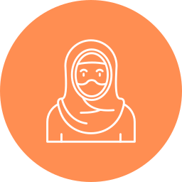 Muslim woman icon