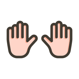 dos manos icono