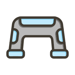 Fitness step icon