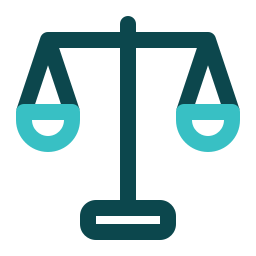 Scale of justice icon