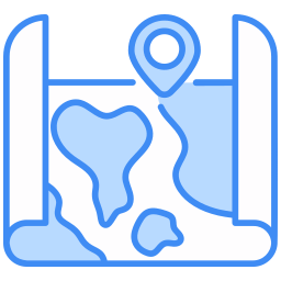 carta geografica icona