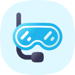 Diving goggles icon