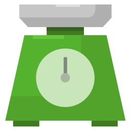 Kitchen scale icon