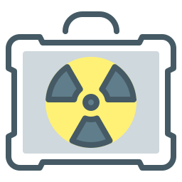 déchets radioactifs Icône