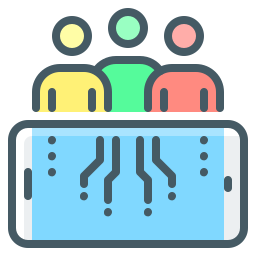 communicatie technologie icoon