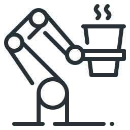 robot barista icono