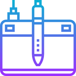 tablette graphique Icône