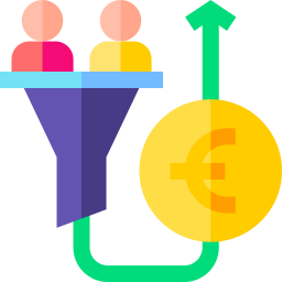 Sales pipeline icon