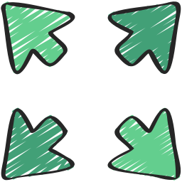 Four arrows icon