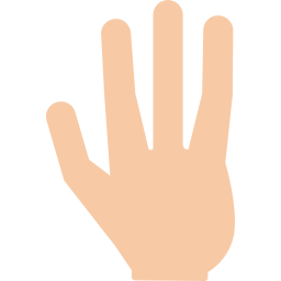 buitenaardse hand icoon