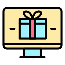 Online gift icon