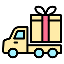 Delivery car icon