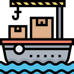 statek towarowy ikona