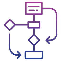 stroomdiagram icoon