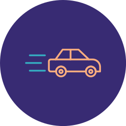 Car speed icon
