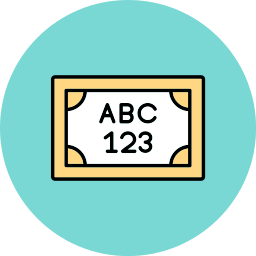 tablica rejestracyjna ikona