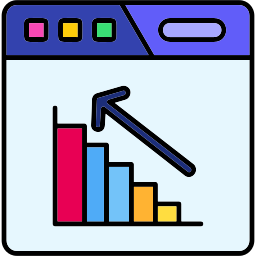 diagramme à bandes Icône