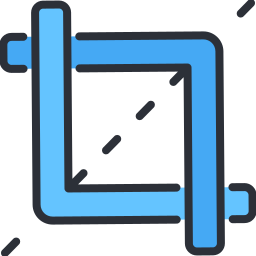 Crop tool icon