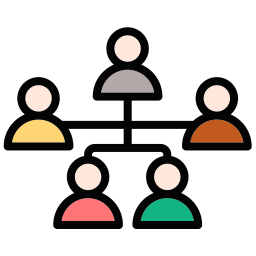 schemat organizacyjny ikona