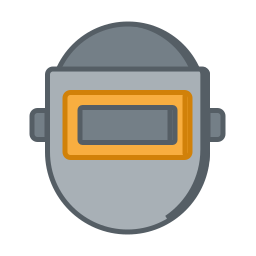 Welding mask icon