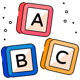 Abc block icon