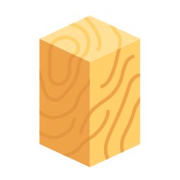 bloque de madera icono