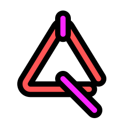 Triangle music icon