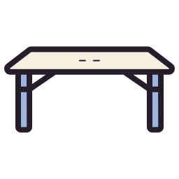 table pliable Icône