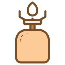 Camping gas icon