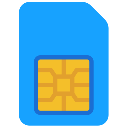 carte sim Icône