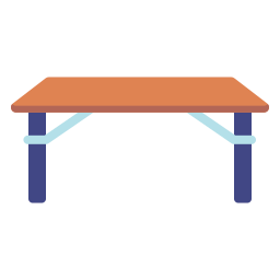 table pliable Icône