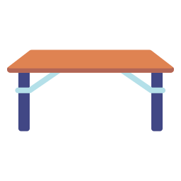 Folding table icon