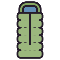 Sleeping bag icon