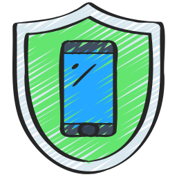 Mobile security icon