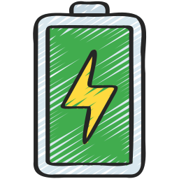 Charging battery icon