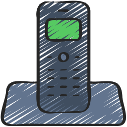 Стационарный телефон иконка