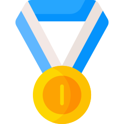 medaglia d'oro icona
