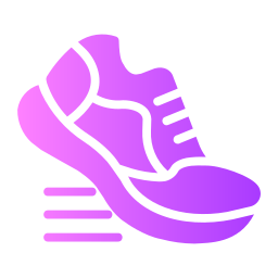 Running shoes icon