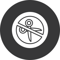 No scissors icon
