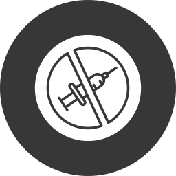 No syringe icon