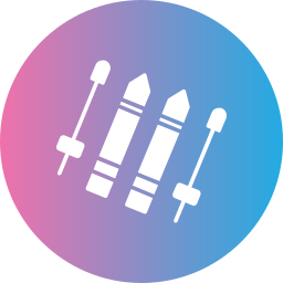 Skiing equipments icon