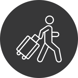 Travelling icon