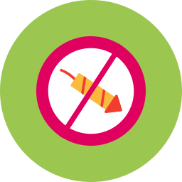 불꽃놀이 금지 icon