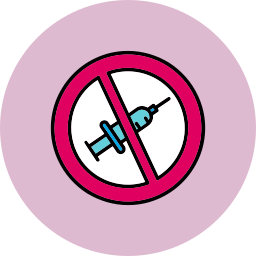 No syringe icon