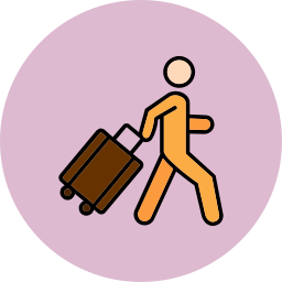 Travelling icon
