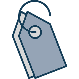 Luggage tag icon