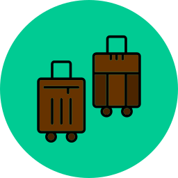 bolso de equipaje icono